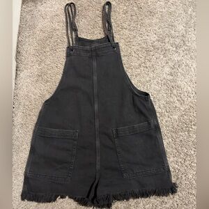 Aerie Black Fringed Kids One Piece